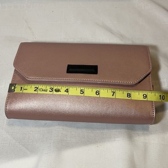 Kendall + Kylie Clutch Pink Lilac Blush Metallic Mini Bag Barbie sample - Picture 7 of 8